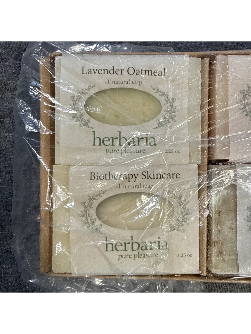 Herbaria Pure Pleasure All Natural Soap 6 Bar Themed Gift Set - Best Sellers